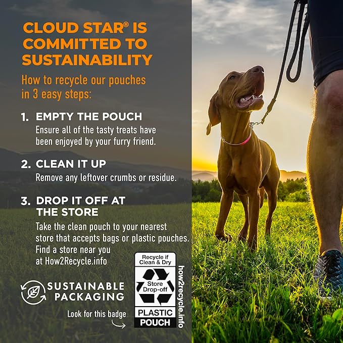 Cloud Star Wag More Bark Less Grain Free Meatball Bites, BBQ Chicken Recipe, 14 oz.
