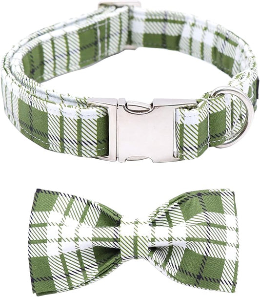 ARING PET Bowtie Dog Collar, Dog Collar with Bow, Adjustable Dog Collars for Small Medium Large Dogs.