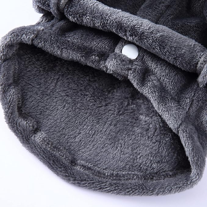 Petyoung Pet Bathrobe Dog Pajama Thickened Hooded Bathrobe Quick Drying and Super Absorbent Dog Bath Towel Soft Pet Nightwear for Puppy Small Dogs Cats