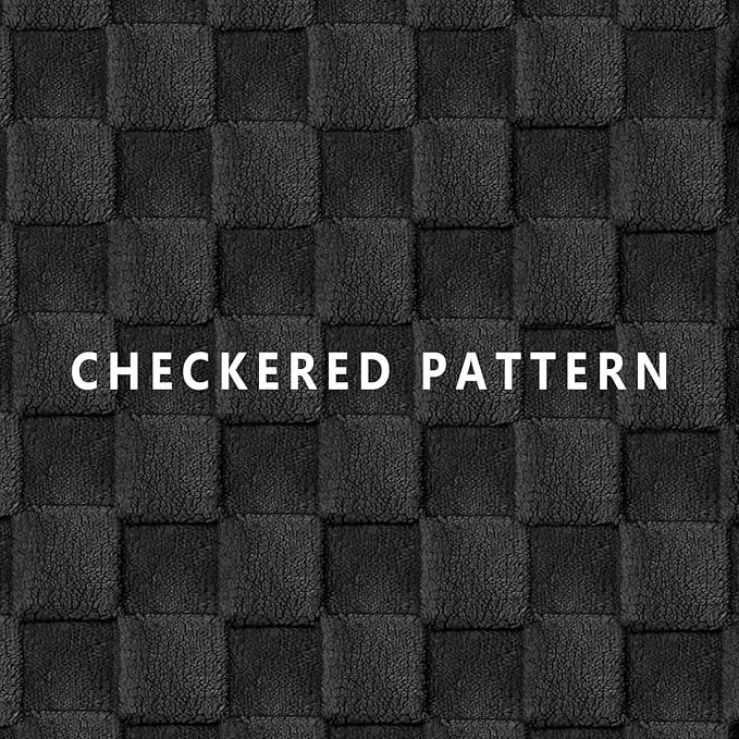 Patas Lague Orthopedic Dog Bed for Small Dogs, Waterproof Soft Warm Comfortable Egg Crate Foam Small Pet Beds Mat with Removable Washable Cover and Nonskid Bottom, 20''X15'' Black