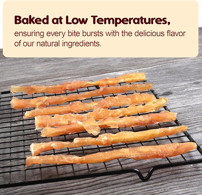 Turkey Tendons for Dogs, Small Medium & Large Dogs Training Treats, Natural Long-Lasting Chews Sticks, Healthy High-Protein Hypoallergenic Beggin Stick, Jumbo Pack (40 Units/Pack, 1 lb)