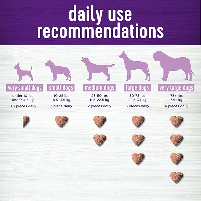 Wellness Tasty Cheese Flavored Soft Chews Calming Supplements for Dogs, 90 Count