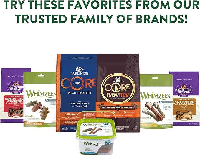 Whimzees Variety Value Box Large NET WT 29.6 OZ (14 pieces)