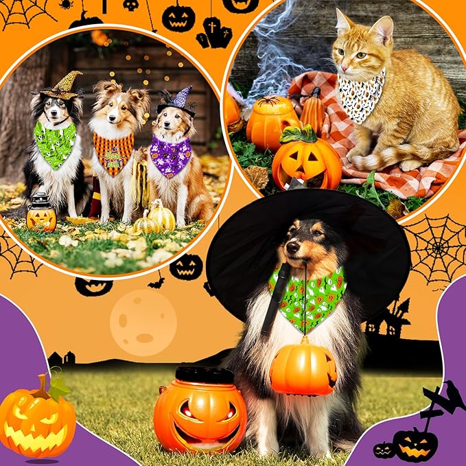 30 Pcs Dog Bandanas Bulk Adjustable Triangle Dog Scarves Puppy Bandanas Pet Neckerchief Washable Holiday Dog Bandana for Small Medium Large Dog Pet Grooming Accessories