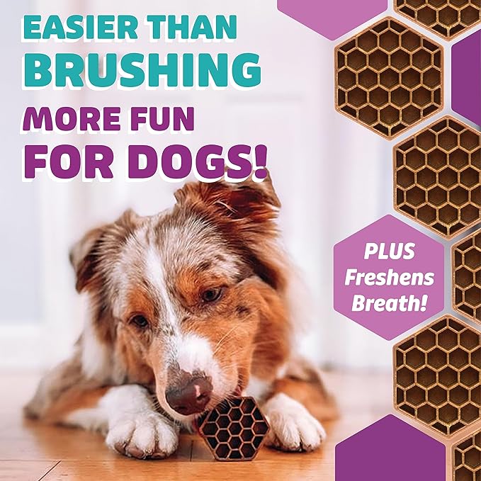Dog Dental Treats – Vet VOHC Approved – Delicious Chicken Protein – Removes Tartar with Cleaning Comb Shape – Dental Dog Treats for Extra Small Dogs (12oz, 48 Count)