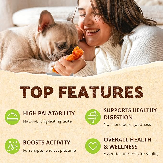 Afreschi Turkey Tendon for Dogs, Dog Treats for Signature Series, All Natural Human Grade Puppy Chew, Turkey Sourced from USA, Hypoallergenic, Rawhide Alternative, 20 Units/Box Ring (Medium)