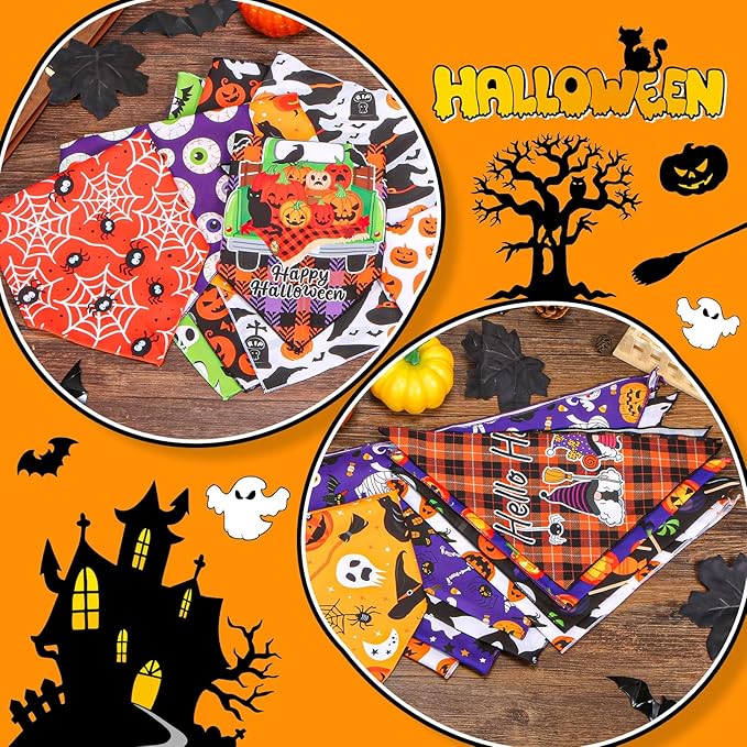 30 Pcs Dog Bandanas Bulk Adjustable Triangle Dog Scarves Puppy Bandanas Pet Neckerchief Washable Holiday Dog Bandana for Small Medium Large Dog Pet Grooming Accessories