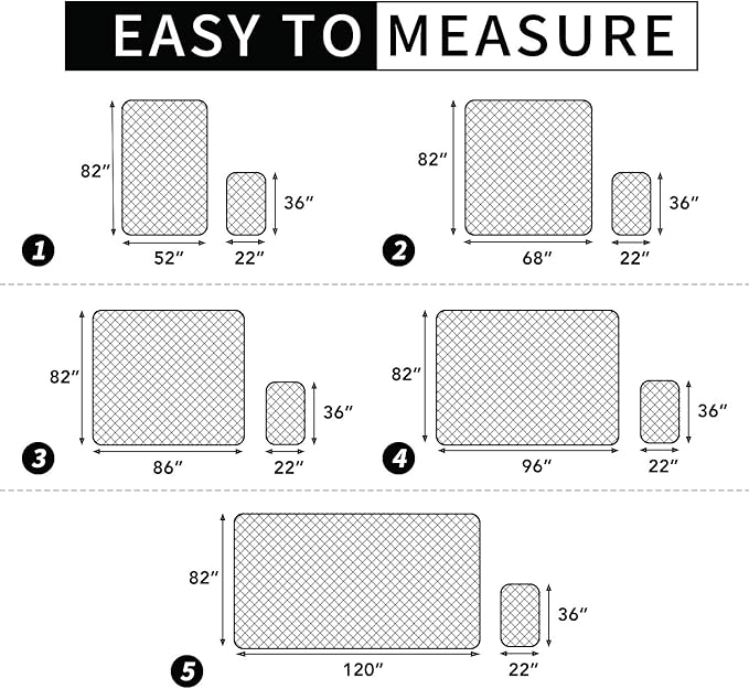 Easy-Going 100% Waterproof Dog Bed Cover, Non-Slip Pet Blanket for Furniture, Washable Couch Cover, Repleasement Sofa Cover (120X82 in,Greyish Green)