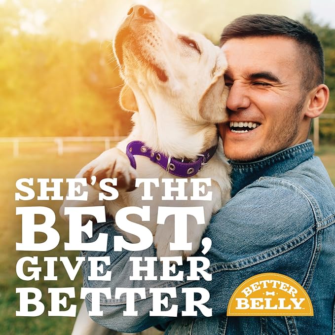 Better Belly Originals Natural Chicken Liver Flavor Small Rolls Highly Digestible Rawhide Dog Chew, 20 Count