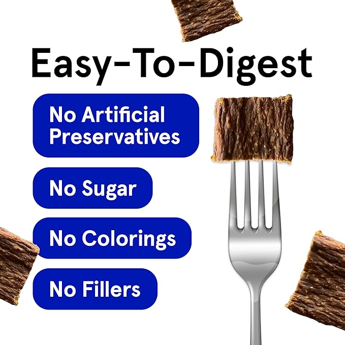 Real Meat Dog Treats - Two 12oz Bag of Bite-Sized Air-Dried Lamb Jerky for Dogs - Grain-Free Jerky Dog Treats Made up of 95% Human-Grade, Free-Range, Grass Fed Lamb - All-Natural Dog Treats