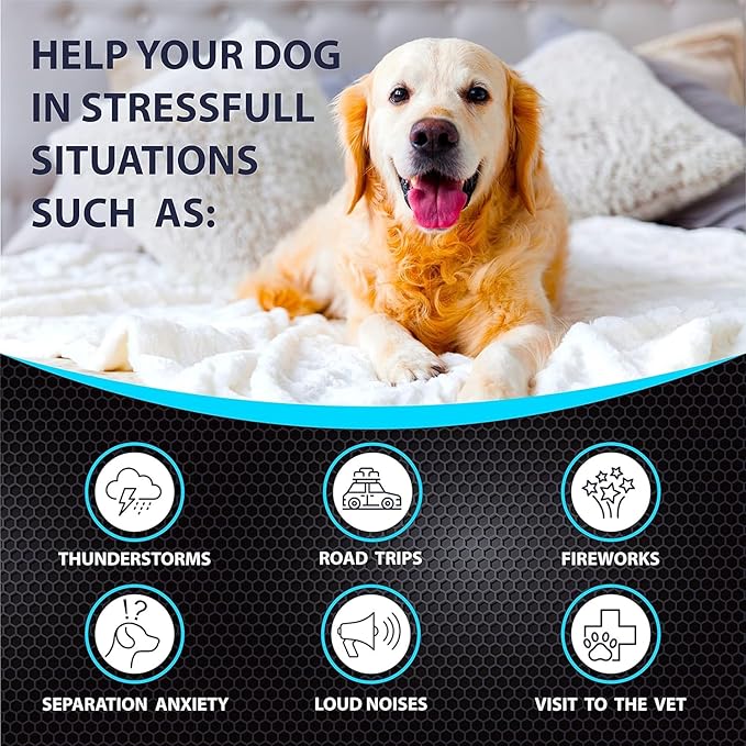 FURALAND Hemp Calming Chews for Dogs Anxiety - 170 Dog Calming Treats - Anxiety Relief Treats - Hemp Oil - Sleep Aid - Advanced Health Joint Support Supplement - Made in USA