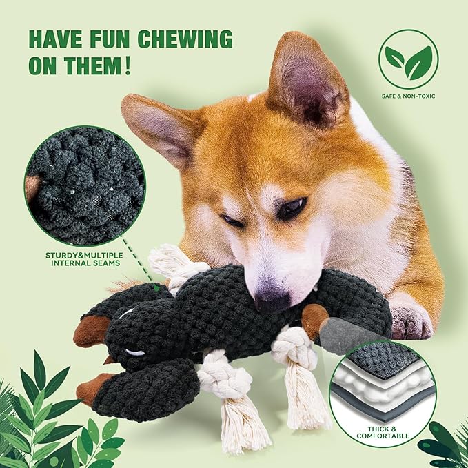 LEGEND SANDY Plush Small Dog Toys for Small Breeds, Tough Puppy Toys to Keep Them Busy, Tough Stuffed Animals Puppy Chew Toys, Squeaky Dog Toys (5 Pack Puppys Toy)