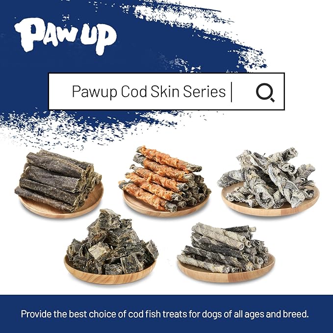 Dog Treat Chicken Wrapped Cod Skins, Training Treat for Small Dog, Healthy Chews w/Taurine, High Protein and Omega3, 12.5 oz