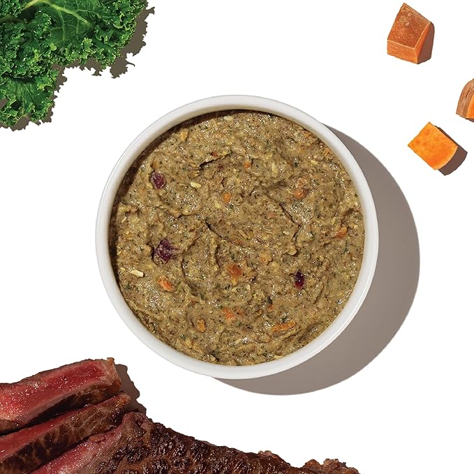 The Honest Kitchen Human Grade Dehydrated Grain Free Dog Food – Complete Meal or Dog Food Topper – Beef 10 lb (makes 40 lbs)