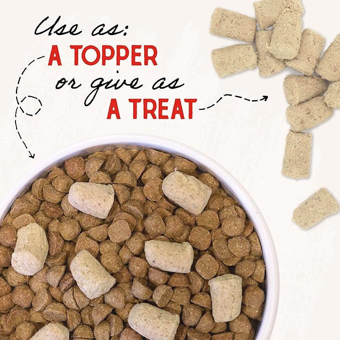 Stella & Chewy's Freeze-Dried Raw Salmon & Cod Meal Mixers- Dog Food Topper and Mixer - Made with 95% Wild-Caught Salmon & Cod, Organs & Bone - Perfect for Picky Eaters - Grain-Free - 18 oz