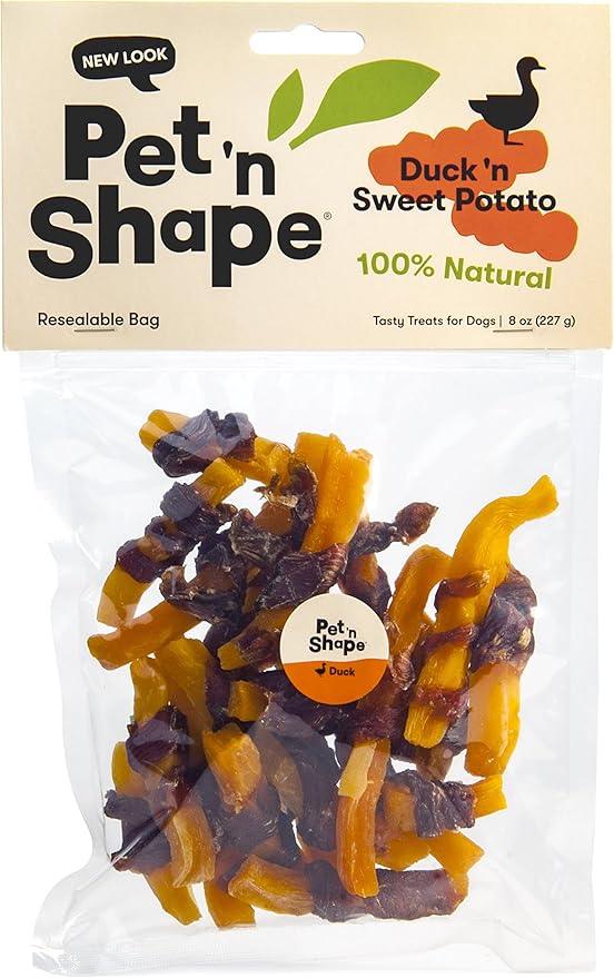 Pet 'n Shape Sweet Potato Chews Jerky Dog Treats - 8 Ounce