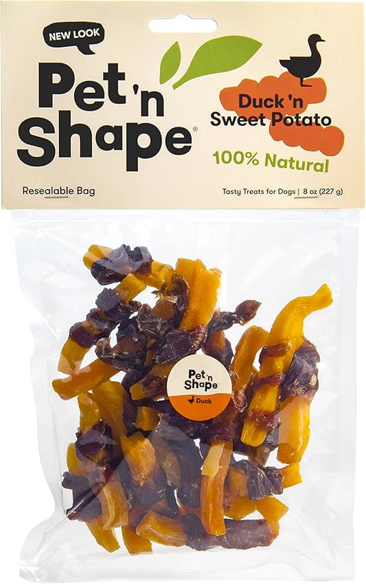 Pet 'n Shape Sweet Potato Chews Jerky Dog Treats - 8 Ounce
