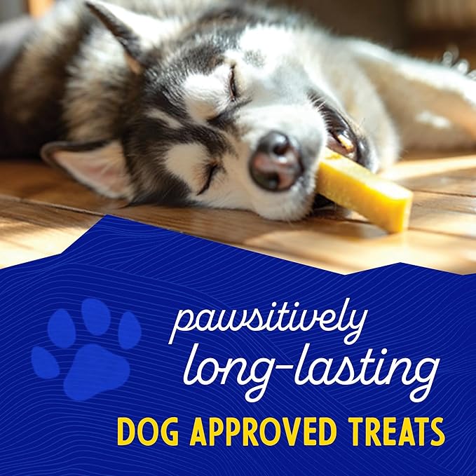 Himalayan Dog Chew Original Yak Cheese Dog Chews, 100% Natural, Long Lasting, Gluten Free, Healthy & Safe Dog Treats, Lactose & Grain Free, Protein Rich, Mixed Sizes, 2 Sticks (521139)