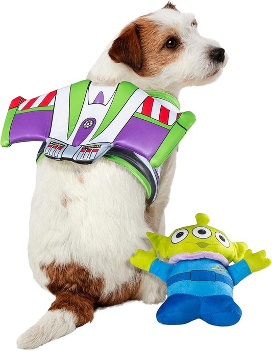 Rubie's Disney Toy Story Buzz Pet Accessory and Toy Bundle, As Shown, Small/Medium