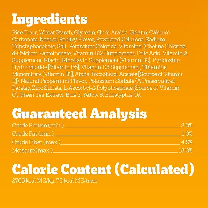 PEDIGREE DENTASTIX Dental Dog Treats for Large Dogs Fresh Flavor Dental Bones, 5 oz. Pack, Pack of 14 (84 Total Treats)