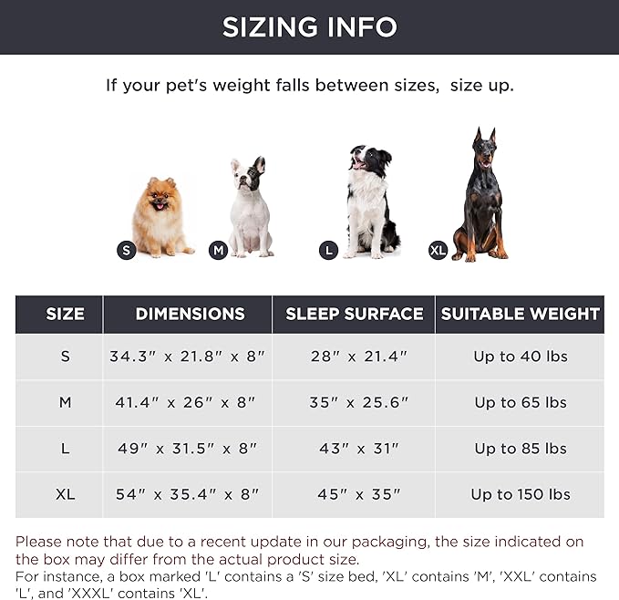Bedsure Large Elevated Cooling Outdoor Dog Bed - Raised Cots for Large Dogs, Portable Indoor & Outdoor Pet Hammock Bed with Skid-Resistant Feet, Frame with Breathable Mesh, Brown, 49 inches