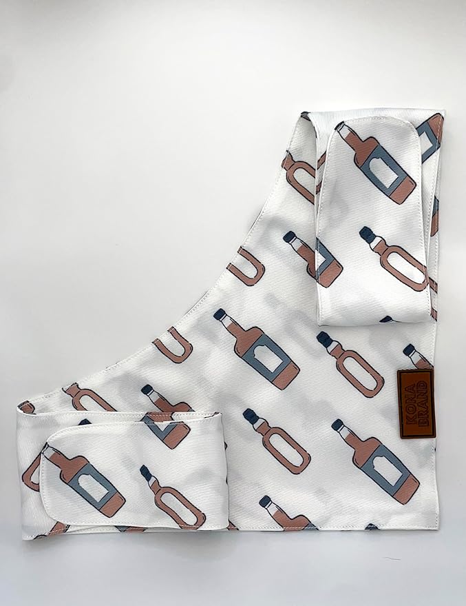 KonaBrandCo- Premium Handmade Dog Bandana | Dual Layered Silky Durable Polyester Fabric | Adjustable Fit Custom Shape- Won't Roll (Large, KNOX)