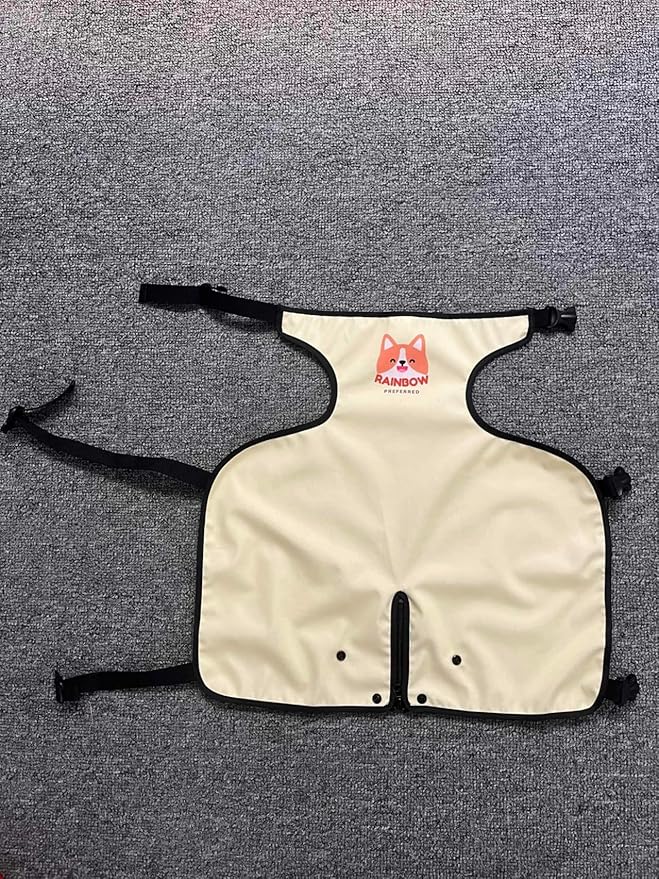 RainbowPreferred New Waterproof Dog Belly Protector Belly Cover Raincoat Rain Jacket Belly Band Recovery Suite Apron for Dog Clothes Costume