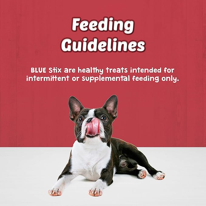 Blue Buffalo Stix Natural Soft Moist Dog Treats Beef Recipe Bag