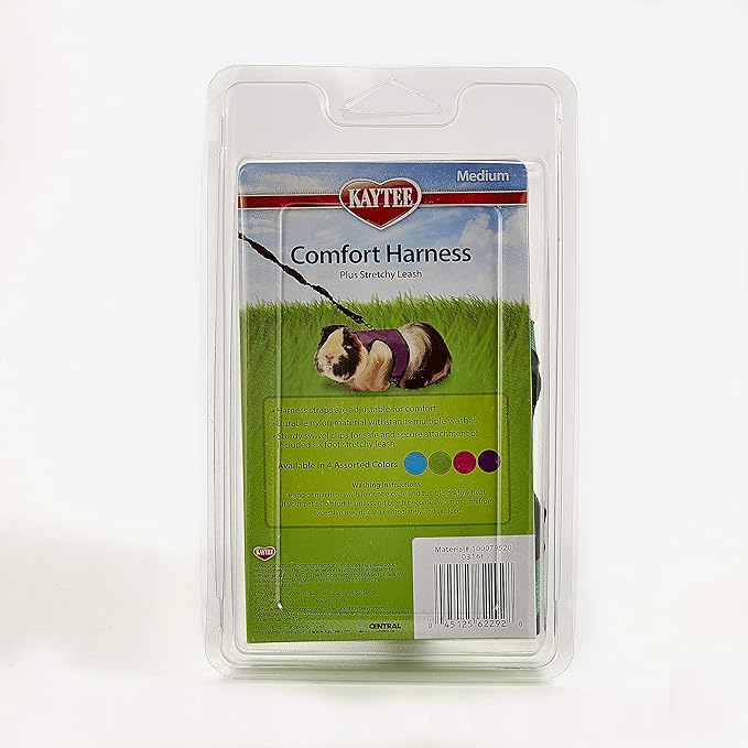 Kaytee Comfort Harness & Stretchy Leash, Medium (Pack of 3)