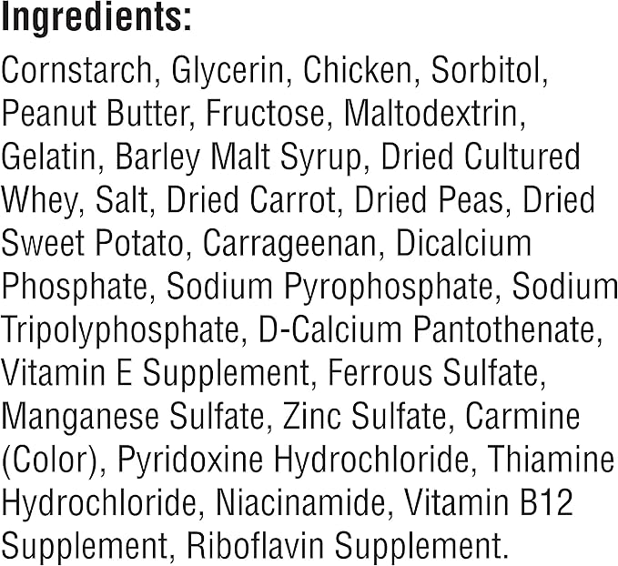 Smartbones with Peanut Butter Mini Chews 30 Count, Rawhide-Free Chews for Dogs, No Artificial Preservatives or Flavors Added, 16.9 OZ (SBPB-00310)
