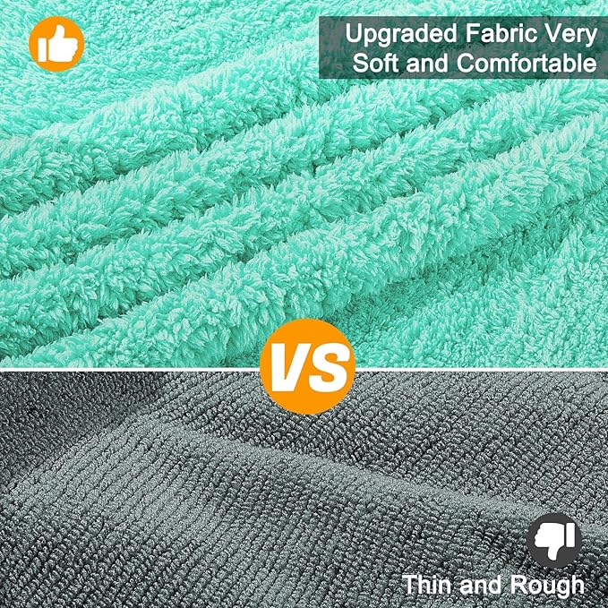 Dog Bathrobe Super Absorbent Dog Towels for Drying Dogs Large Quick Drying Puppy Robes for After Bath Soft Puppy Towel Adjustable Dry Coat to Keep Warm(S-XXL)
