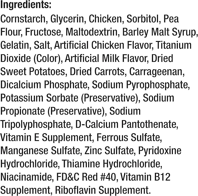 DreamBone Mini Chew, Made with Real Chicken & Vegetables, Rawhide Free Chews For Dogs, 50 Count