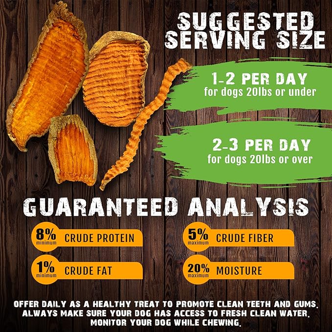Sams Yams Sweet Potato Dog Treats - Healthy High Fiber Vegan Dental Chew for Small & Medium Dogs - 9oz (3 Packs)