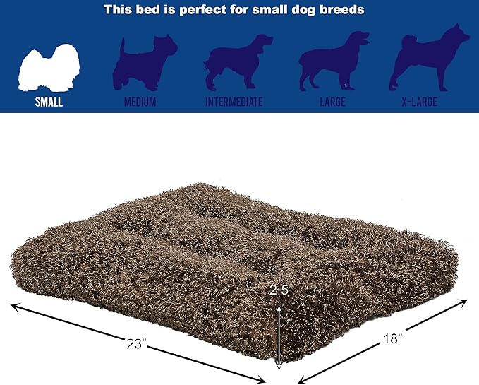 MidWest Homes for Pets Deluxe Dog Beds | Super Plush Dog & Cat Beds Ideal for Dog Crates | Machine Wash & Dryer Friendly, 1-Year Warranty