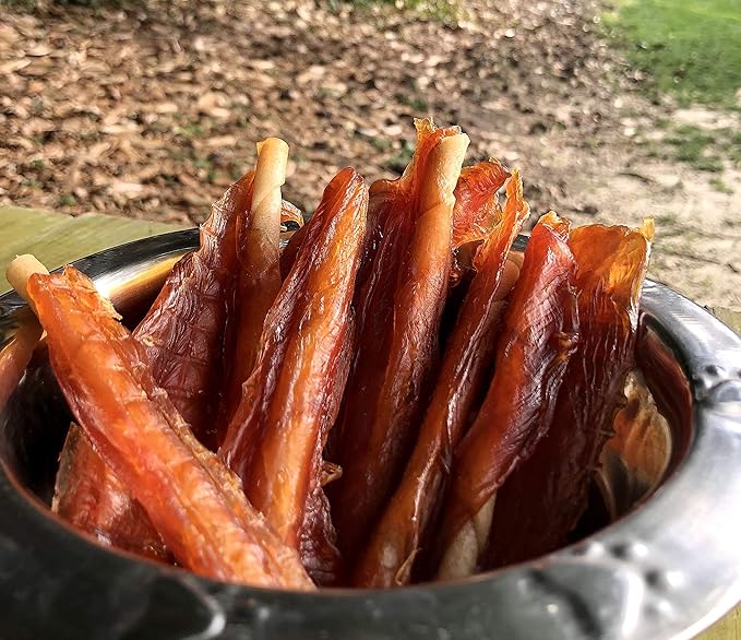 Rena's Recipe Chicken Fillet Sticks (8 Count) Rawhide Free Chicken Fillet Wrapped Chews with Glucosamine for Joint Health