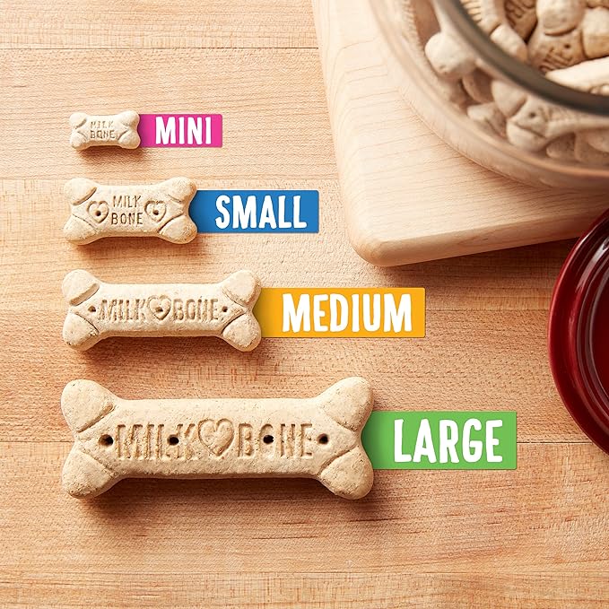 Milk-Bone Original Dog Treats for Large Dogs, 24 Ounce, Crunchy Biscuit Helps Clean Teeth (Pack of 2)