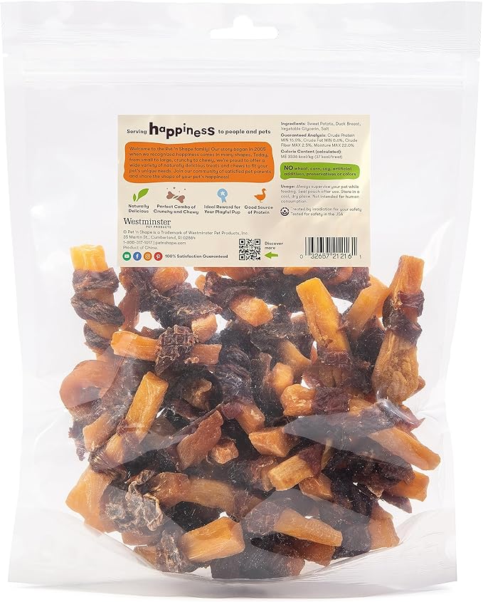 Pet 'n Shape Sweet Potato Chews Jerky Dog Treats - 16 Ounce