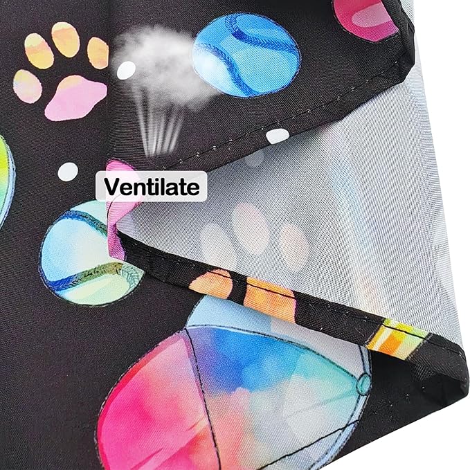 7 PCS Baseball Dog Bandanas for Small Dogs Kittens 18 Inch Polyester Dog Bandana for Puppy Doggy XS Scarves Game Day Grooming S
