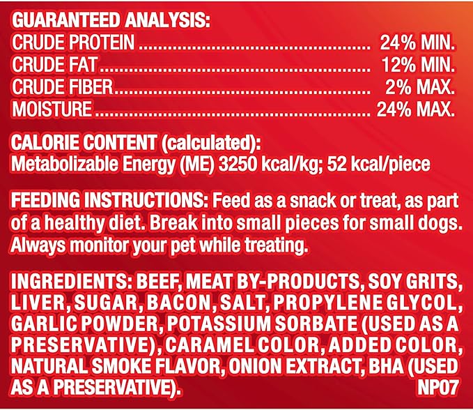 Pup-Peroni Dog Treats, Original Bacon Flavor, 22.5 Ounce, Made with Real Bacon (Pack of 2)