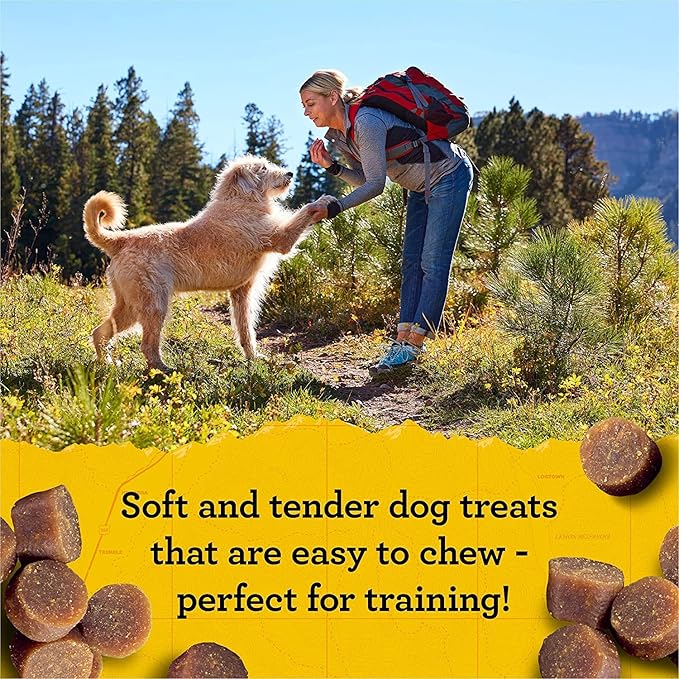 Zuke's Mini Naturals Dog Training Treats, Soft Mini Dog Treats with Vitamins & Minerals, Made for All Breed Peanut Butter, 16 Ounce (Pack of 2)