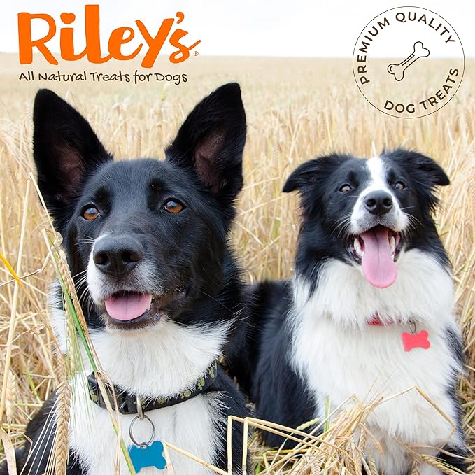 Riley's Turkey Tendons for Dogs - Single Ingredient Dehydrated Turkey Treats for Small & Large Dogs - Made in USA - Promotes Dental Health - 8 oz