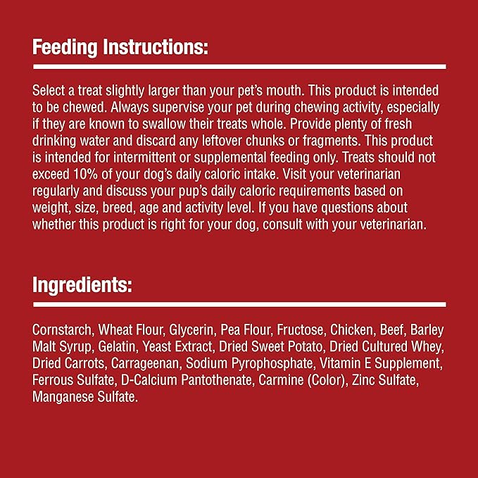 SmartBones Twist Sticks Made with Real Sirloin, 50 Count, Treat Your Dog to a Rawhide-Free Chew