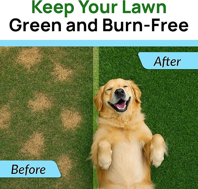 Green Grass Dog Chews w/Probiotics - Prevent Urine Burning Grass - Dog Pee Grass Spot Saver - Dog Urine Neutralizer for Lawn Treats, UT & Gut Health for Dogs, Lawn Burn from Dog Urine