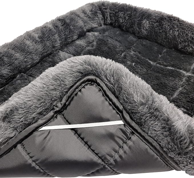 MidWest Homes for Pets Bolster Dog Bed 42L-Inch Gray Dog Bed w/Comfortable Bolster | Ideal for Large Dog Breeds & Fits a 42-Inch Dog Crate | Easy Maintenance Machine Wash & Dry