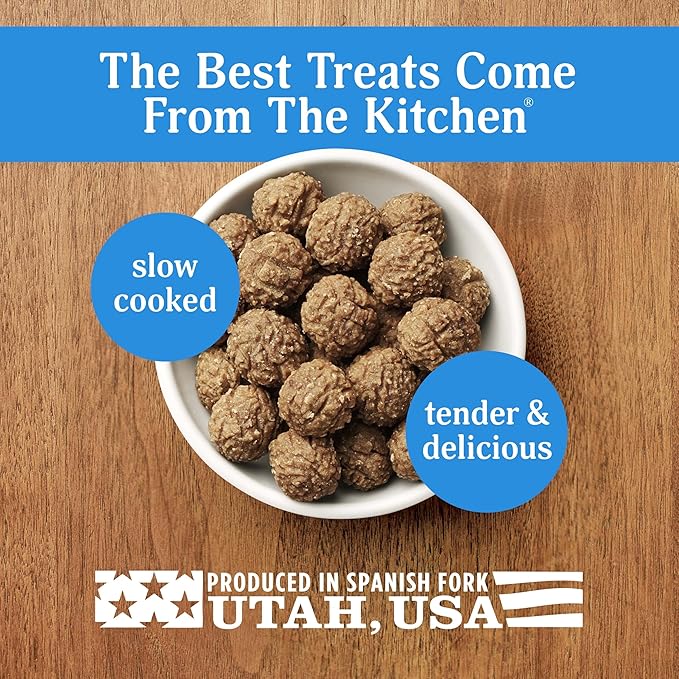 Milo's Kitchen Homestyle Dog Treats, Chicken Meatballs, 28 Ounce, High Protein, No Artificial Flavors