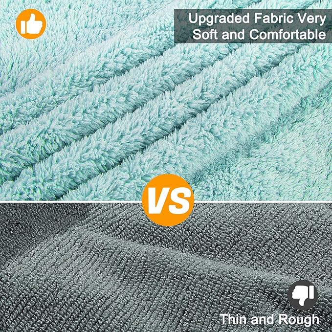 Dog Bathrobe Super Absorbent Dog Towels for Drying Dogs Large Quick Drying Puppy Robes for After Bath Soft Puppy Towel Adjustable Dry Coat to Keep Warm(S-XXL)