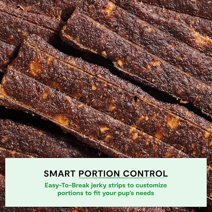 Open Farm, Dog Jerky Treats, Soft & Chewy Oven-Baked Jerky Strips Made with Ethically & Sustainably Sourced Ingredients, Protein Packed Dog Treats, Grain-Free Turkey Recipe, 5.6oz Pouch