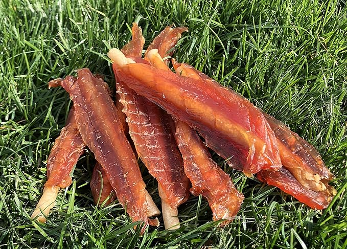 Rena's Recipe Chicken Fillet Sticks (8 Count) Rawhide Free Chicken Fillet Wrapped Chews with Glucosamine for Joint Health
