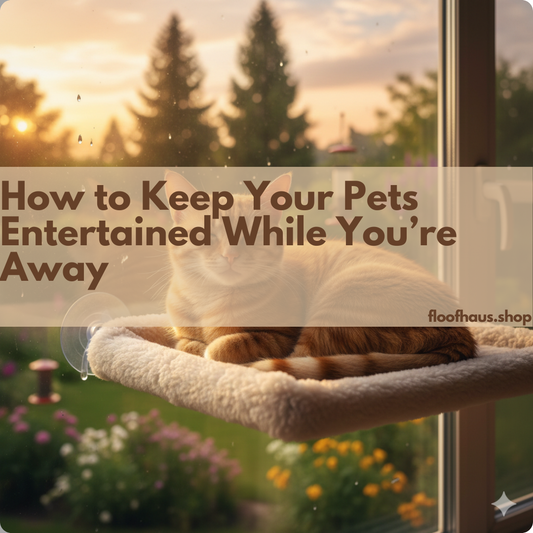 How to Keep Your Pets Entertained While You’re Away