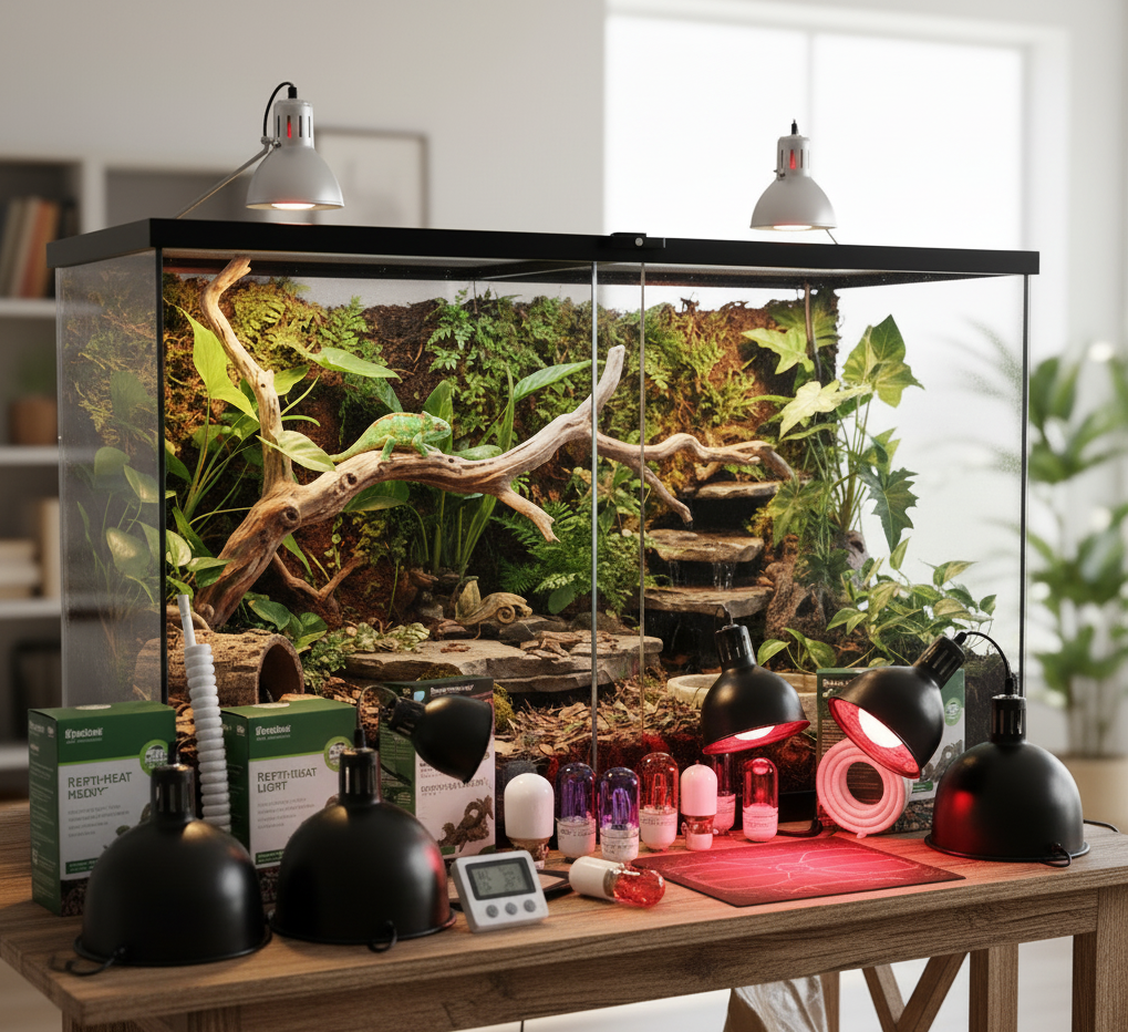 Reptiles & Amphibians Heating & Lighting